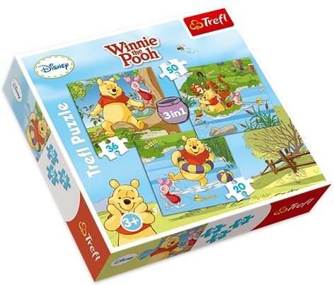 Trefl Puzzle 3W1 Kubuś Puchatek 34106 - Ceny i opinie - Ceneo.pl