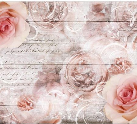 Artpro Fototapeta 3D 200X140 +Klej Różowe Kwiaty Vintage