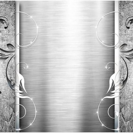 Artpro Fototapeta 3D 250X175 +Klej Stalowe Liście Metal