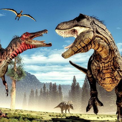 Artpro Fototapeta 3D 350X245 +Klej Dinozaury Tyranozaur