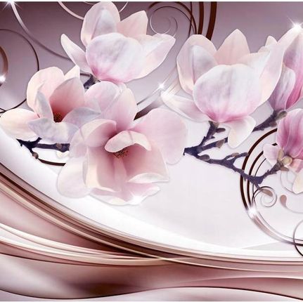 Artpro Fototapeta 3D 200X140 +Klej Różowe Magnolie Glamour