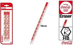 Zdjęcie Ołówek Hb Z Gumką Coca-Cola 4Szt. - Niepołomice