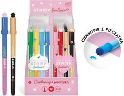 Zdjęcie Cienkopis Z Pieczątką 2W1 4 Kolory - Poznań