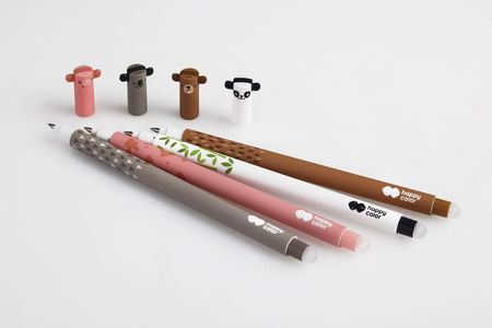 Długopis Wymazywalny Uszaki 0.5Mm Happy Color Mix 12Szt.