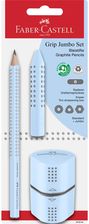 Zdjęcie Faber Castell Ołówek Gumka Temperówka Jumbo Grip Błękitny - Chojnice