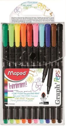 Maped Graph'Peps Zestaw Cienkopisów 10Szt.