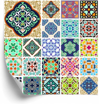 Doboxa Tapeta Kolorowa Orientalna Mozaika Do Kuchni 53X1000