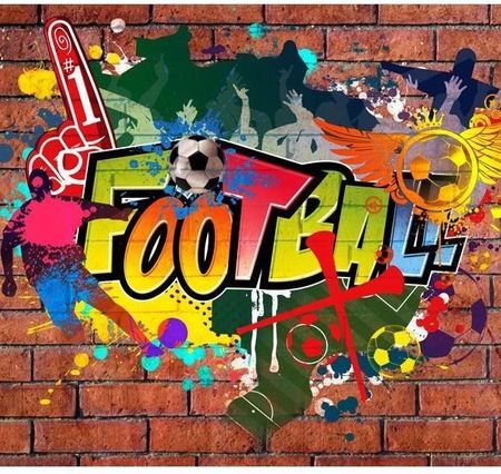 Artpro Fototapeta 3D 250X175 +Klej Graffiti Football Cegła