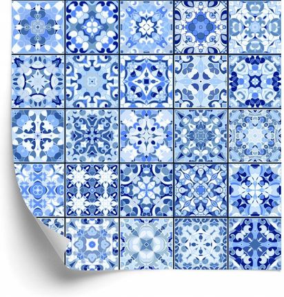 Doboxa Tapeta Piękna Niebieska Orientalna Mozaika 53X1000