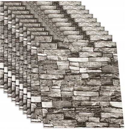 X10 Panel Panele 3D Ścienne Samoprzylepne Cegła Tapeta Mur Imitacja Kamień