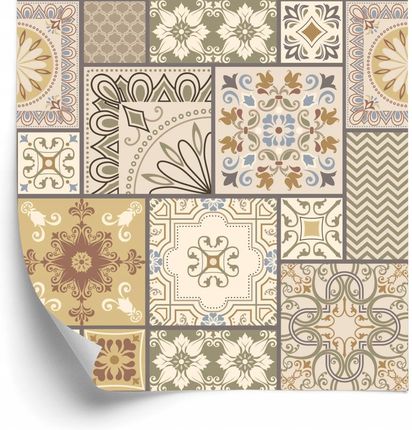 Doboxa Tapeta Abstrakcyjna Mozaika W Formie Patchworku 53X1000