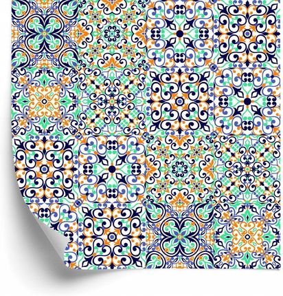 Doboxa Tapeta Do Kuchni Jadalni Wzory Kolorowa Mozaika 53X1000