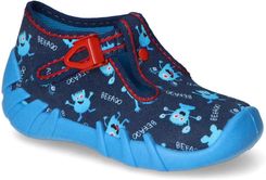 Zdjęcie Kapcie dziecięce Befado 110P476 Granatowe chłopięce - Brok