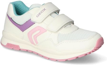 Sneakersy GEOX J458CA/0BC14/C0406 Białe/Różowe