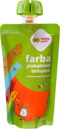 Farba Plakatowa Tempera 100Ml Neon Pomarańczowy Happy Color