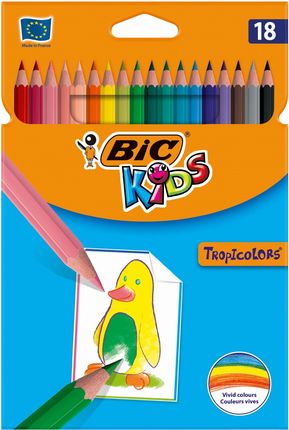 Bic Kredki Ołówkowe Tropicolors 18 Kolorów