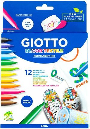 Pisaki Decor Textile 12 Kolorów Giotto