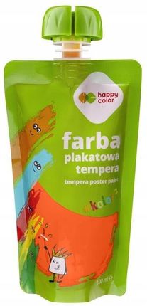 Happy Color Farba Plakatowa Tempera 100Ml Pomarańczowy