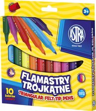 Zdjęcie Astra Flamastry Trójkątne 10 Kolorów - Pilzno