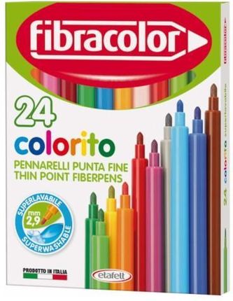 Fibracolor Flamastry Colorito 24 Kolory