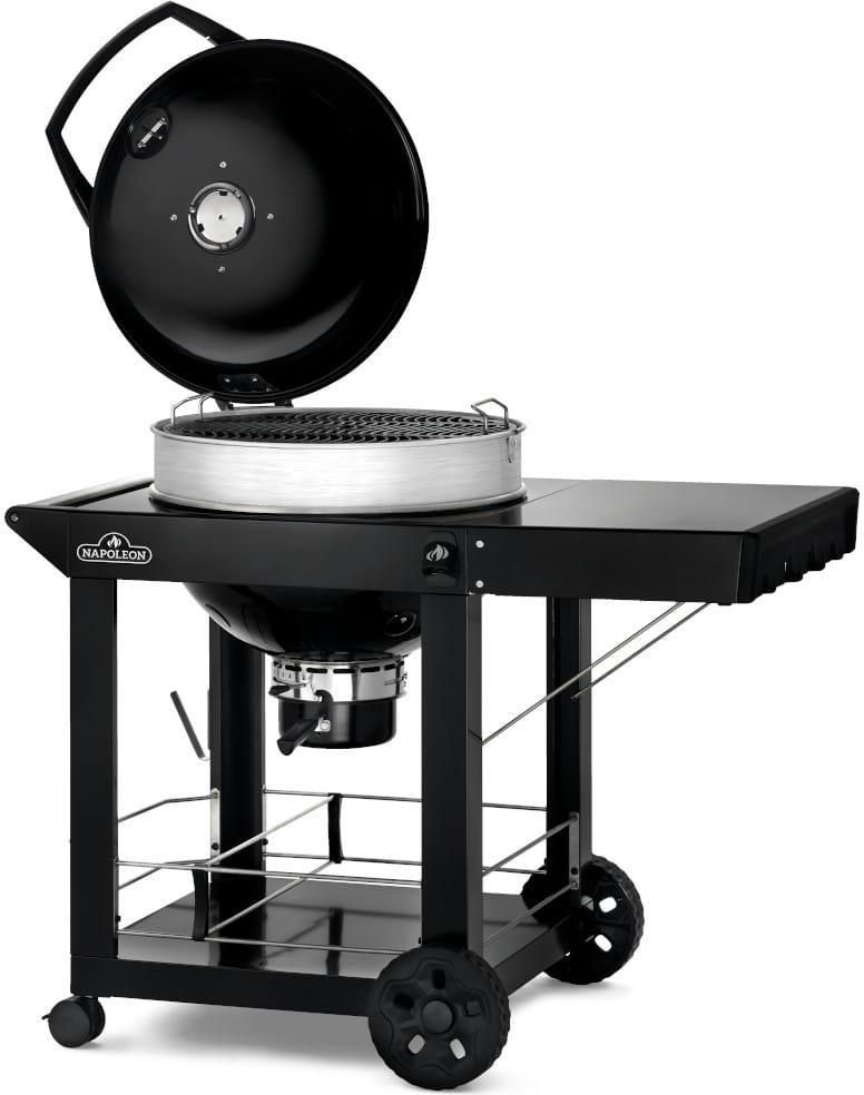 фото Гриль вугільний портативний Napoleon Pro Cart Charcoal Kettle 22 (PRO22K-CART-3)