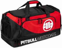 Zdjęcie Torba sportowa Pit Bull Logo TNT II 100L - Czarna/Czerwona - Jordanów
