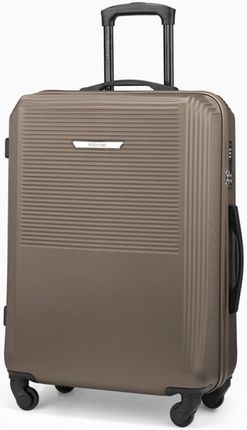 Średnia walizka PUCCINI SAN DIEGO ABS025B 6C Szampańska