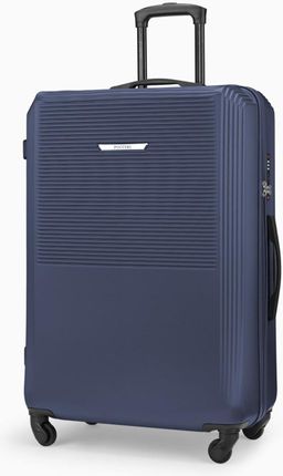 Duża walizka PUCCINI SAN DIEGO ABS025A 7A Granatowa