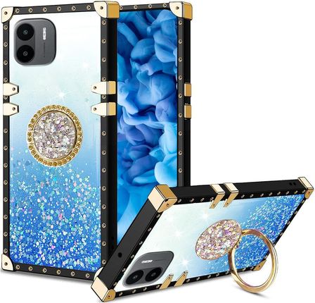 Itel Etui Brokatowe Do Xiaomi Redmi A1 A2 Case Glamour Glitter Ring Szkło