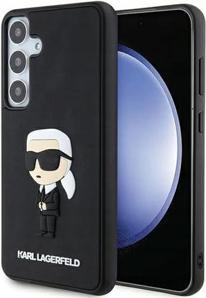 Karl Lagerfeld Etui 3D Rubber Ikonik Do Samsung Galaxy S24 Plus Czarny