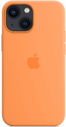 Apple Silikonowe Etui Z Magsafe Do Iphone 13 Mini Pomarańczowy