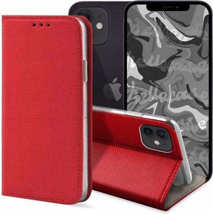 Hello Case Etui Z Klapką Do Apple Iphone 14 Pro Czerwone Zamykane Magnetyczne