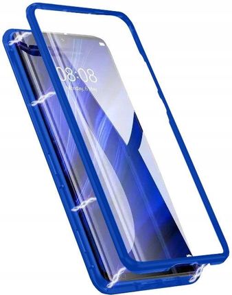 Braders Etui Magnetyczne Szkło Tył 360° Do Samsung Galaxy S10 Plus Niebieski