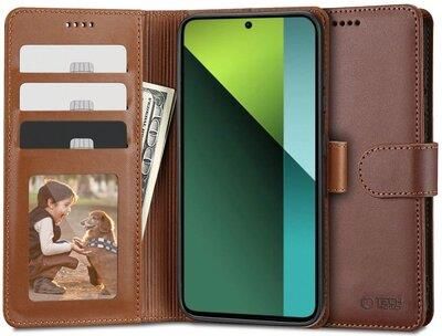 Tech Protect Etui Wallet Do Xiaomi Redmi Note 13 Pro 5G Poco X6 Brązowy