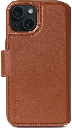 Decoded Leather Detachable Wallet iPhone 15 Plus - Tan