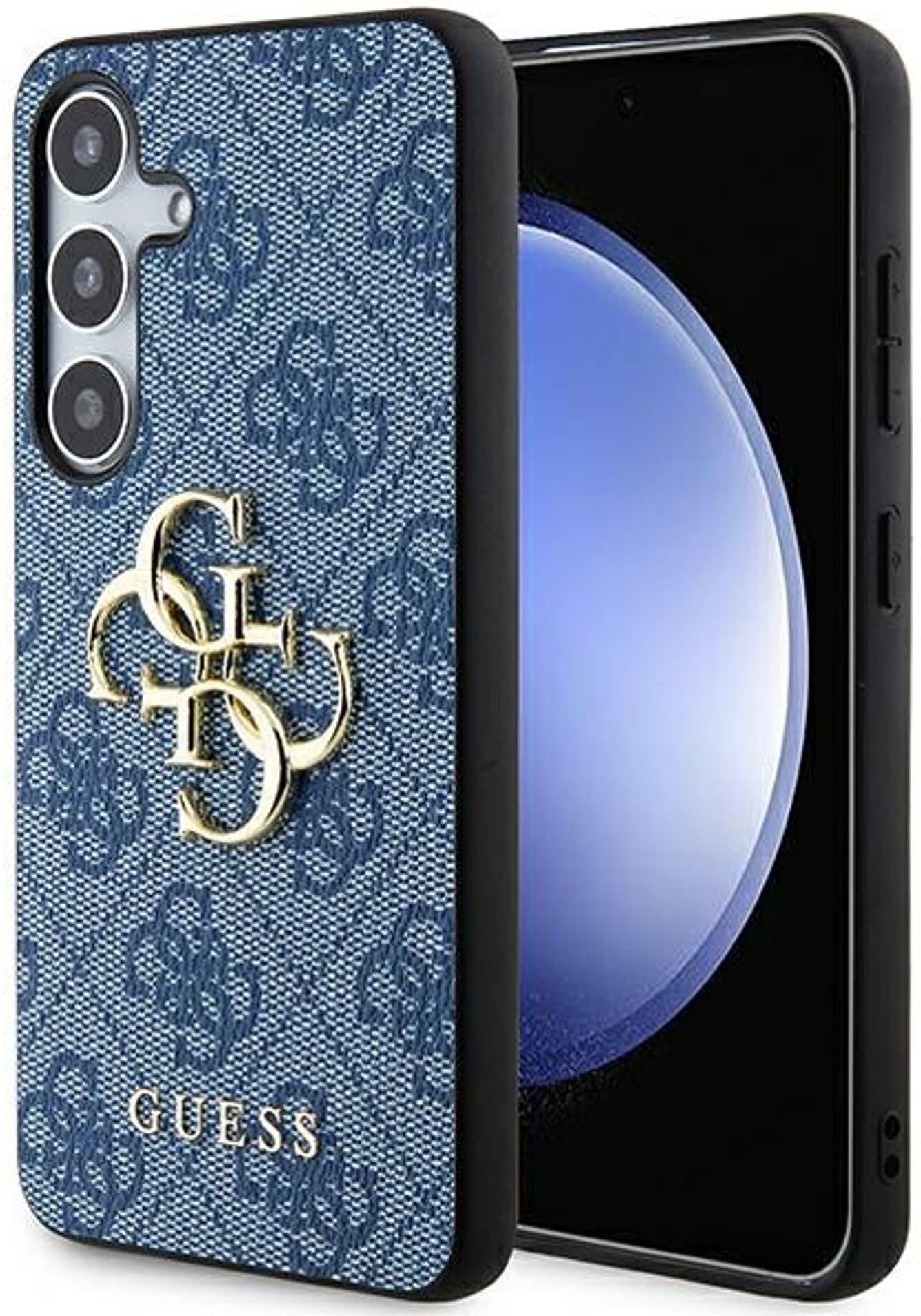 Guess 4G Big Logo Handyhülle Für IPhone 16 (6,1 Zoll) – Hartschale TPU/PC/Kunstleder, Rosa – Schützt Vor Stößen
