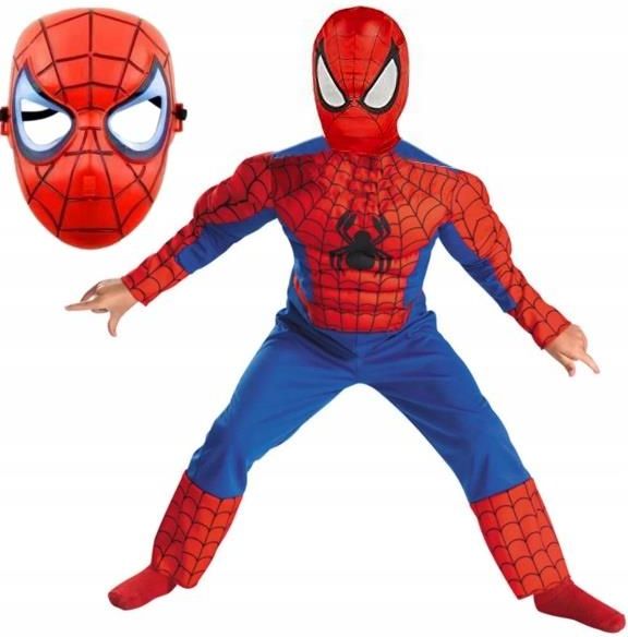 Spiderman Str j Kostium Umi niony Jako Mi nie Maska 104 110 4 6 Lat spiderman-str-j-kostium-umi-niony-jako-mi-nie-maska-104-110-4-6-lat