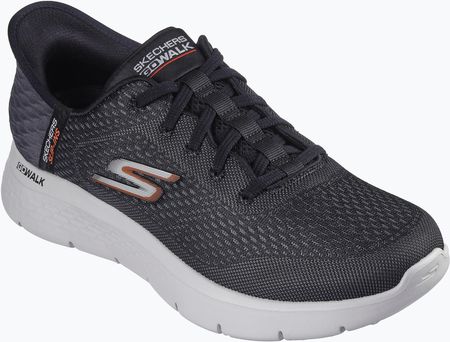 Buty męskie SKECHERS Go Walk Flex New World black/white/orange | WYSYŁKA W 24H | 30 DNI NA ZWROT