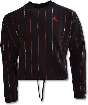 Bluza Air Jordan Essential Fleece Top Wmns Black/Varsity Red - DJ2623-010