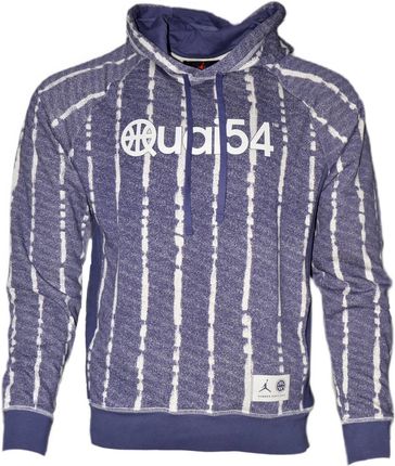 Bluza z kapturem Air Jordan Quai 54 Graphic Hoodie Neutral Indigo - DV6292-511