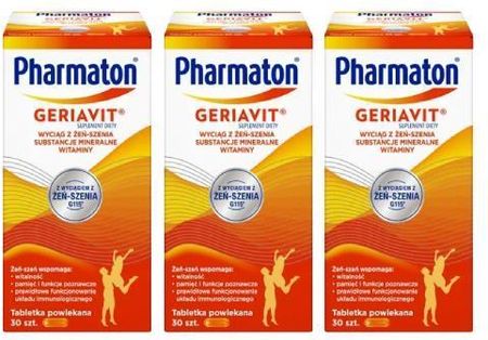 Pharmaton Geriavit 3X30 Tabl.