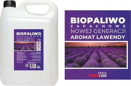 Pek-line Bioetanol Biopaliwo Bio Paliwo Zapachowe Biokominek Aro lawendy lawenda 5l