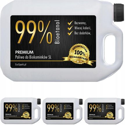 Biopaliwo Do Biokominka 20l Premium Bioetanol 99% Bezwonny