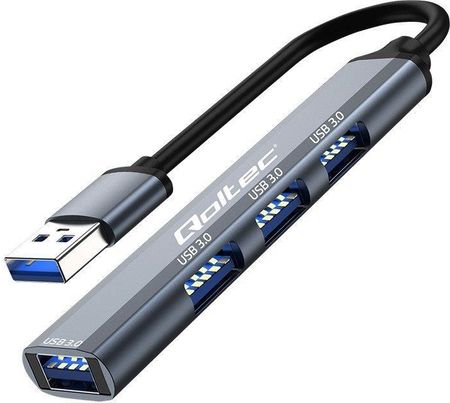 Hub adapter rozdzielacz USB 3.0 Qoltec na 4x USB 3.0