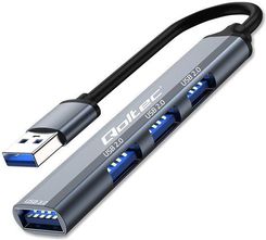 Zdjęcie Hub adapter rozdzielacz USB Qoltec na 3x USB 2.0 + USB 3.0 - Ostrów Lubelski