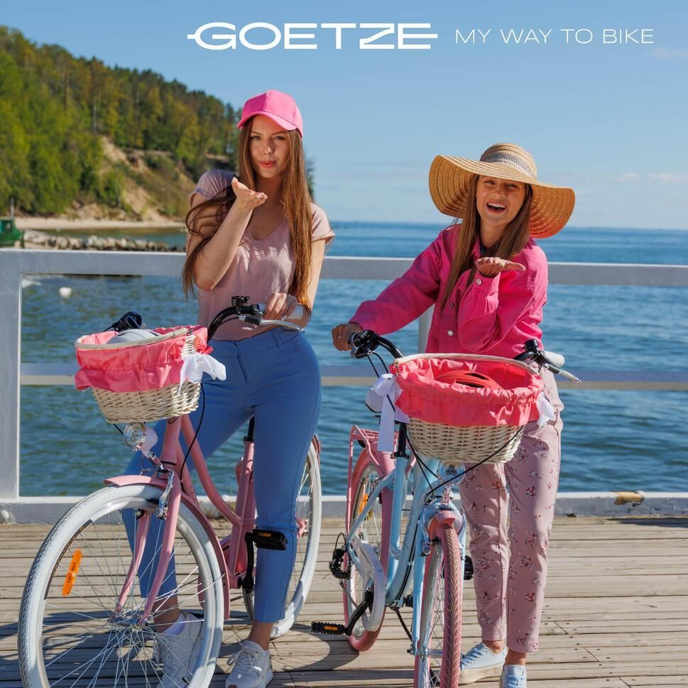 фото Городской велосипед Goetze Style 28 2024 White/Pink