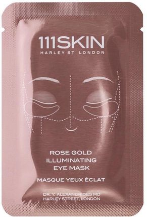 111Skin Rose Gold Illuminating Eye Mask Boxed Nano Free 8x6ml