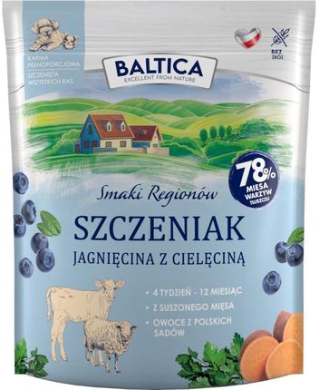 Baltica Puppy Jagnięcina Z Cielęciną Dla Szczeniąt S/Xl 1Kg