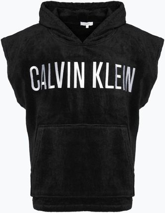 Ponczo Calvin Klein Towel Hoodie black | WYSYŁKA W 24H | 30 DNI NA ZWROT