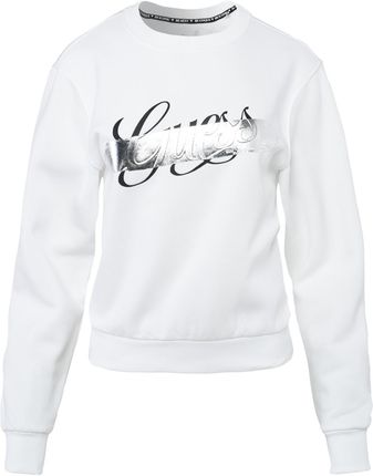Damska Bluza Guess CN Logo Sweatshirt W4Rq15K9Z21-G011 – Biały